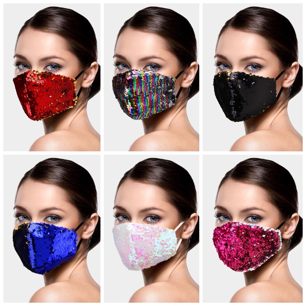 Sequin Magic Mask💕💜🦄 - Picture 3 of 3